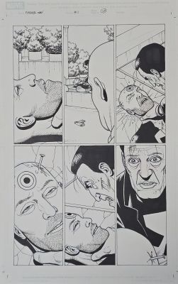 Tavola originale Steve Dillon Punisher max #11 pg. 20 | Venere Comic Art