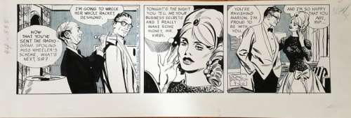 Prentice, John - Original comic strip - Rip Kirby | Catawiki