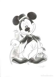 MICKEY CHAPLIN - Dibujo Original - JAUME ESTEVE