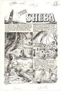 202: Graham Ingels The Sheba Piracy #4 1955 comic art | Russ Cochran