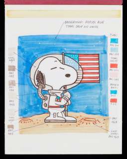 Peter Lo Bianco Astronaut Snoopy Concept Artwork | Revere Auctions