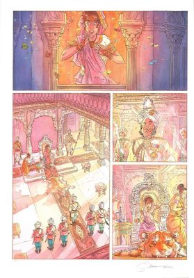 Salomone Paul | Planche originale 73 de Celle qui fit le bonheur des insectes par Paul SALOMONE | Galerie Napoléon