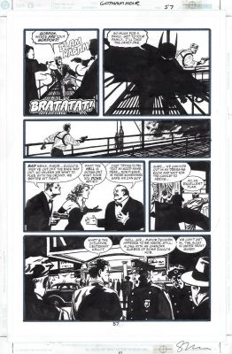 Sean Phillips | Batman Gotham Noir (2001) Issue 01 Page 57 | Splash Page