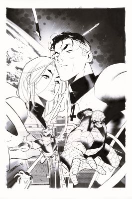 Fantastic Four Fanfare #1 cover by Simone Di Meo