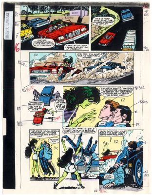 Bob Sharen Don Perlin | Marvel Fanfare She-Hulk Color Guide Issue 48 Page 16 | Catskill Comics