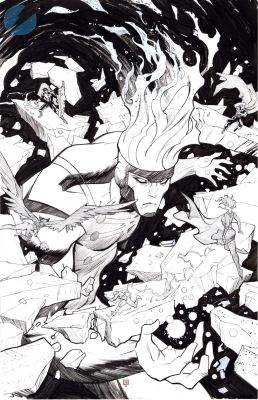 Stephen Green | The Fury of Firestorm Issue 3 Page Cover | Felix Comic Art