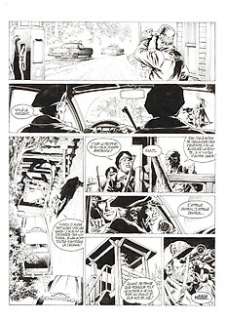 Mitton, Jean-Yves - Original page (p.5) - De silence et de sang 10 - Dans le courant sans fin - (1996) | Catawiki