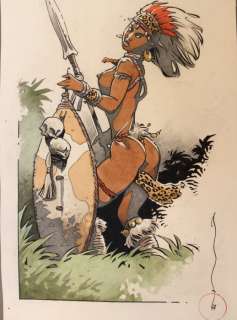 Michetz - Dessin original - Femmes Ã  travers les Ã¢ges - (2017) | Catawiki