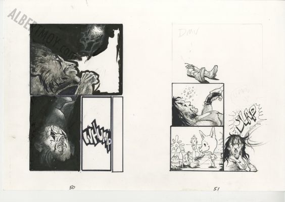 Sam Kieth | Lobo: Highway To Hell Issue 2 Page 50 And 51 | Albert Moy