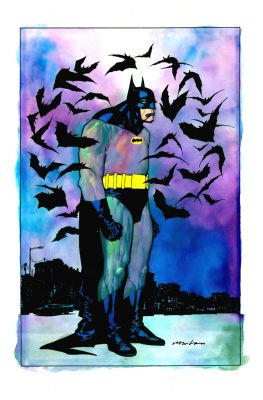 Kevin Nowlan | Amazing Heroes #167 Cover Painting (Awesome 50Th Anniversary Published Batman Painted Cover!) 1989 | Romitaman