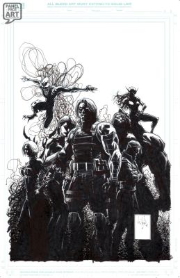 Whilce Portacio | New Avengers 1 Cover | Panel Page Art