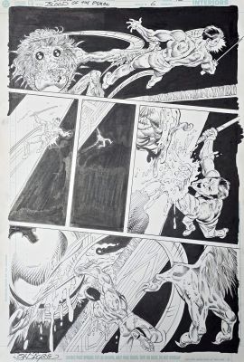 Tavola originale John Byrne Blood of the Demon #6 pg.13 | Venere Comic Art