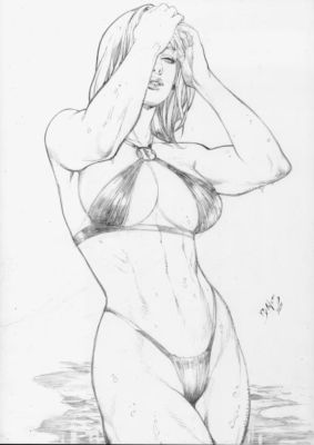 Ed Benes | Fairchild - 11"x17" Pencil | Ed Benes