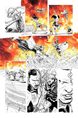 Xermanico | DC KO #03 P. 11 (Monoprint / AP) | Black Diamond