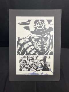 Batman Comic Book Art Page Feat. Anarchy | misc / divers