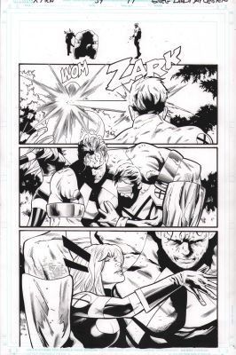 Greg Land, Jay Leisten | X-Men #34 P.19 - Magik - Signed - 2026 | Anthony’s Comic Book Art