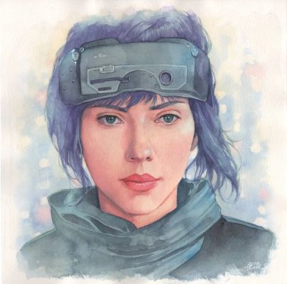 Motoko Ghost in the shell by Hector Trunnec
