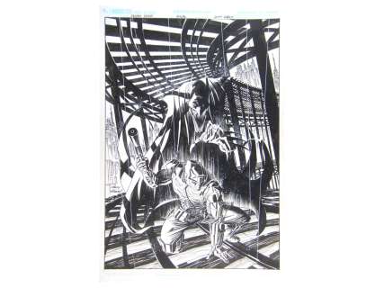 2015 Batman Arkham Knight Annual #1 Cover Art | Weiss Auctions