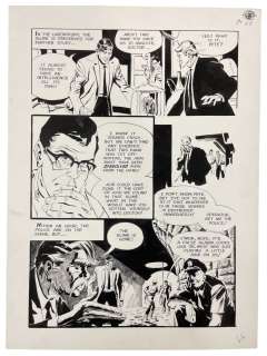 EERIE The Killer Slime Original Storyboard Production Comic Art | Los Angeles Estate Auction