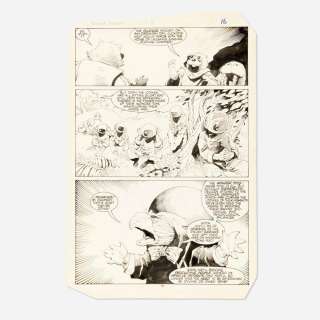 Mike Mignola and Al Gordon, Rocket Racoon #4 Story Page 16 Original Artwork (Marvel, 1985) | Landry Pop Auctions