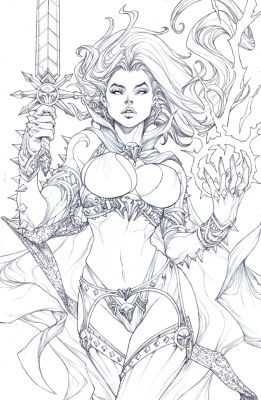 Paolo Pantalena | Lady Death: Necrotic Genesis # 1 | More Great Art