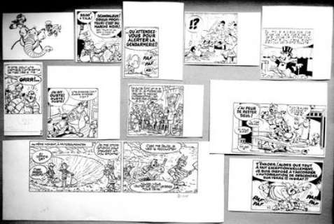 Bel Ensemble de... | Bel ensemble de 30 dessins originaux en 22 pièces avec... | Farrando