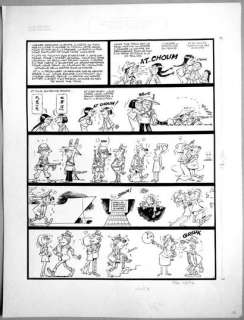 Grippe - Gag En... | Grippe - Gag en deux planches originales " La longue... | Farrando