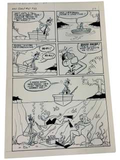 Sad Sack Comics Original Storyboard Production Comic Art | Los Angeles Estate Auction