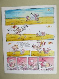 Schreurs, Eric - Originele pagina - Joop Klepzeiker 17 - Opgerolde handdoek (2001) | Catawiki