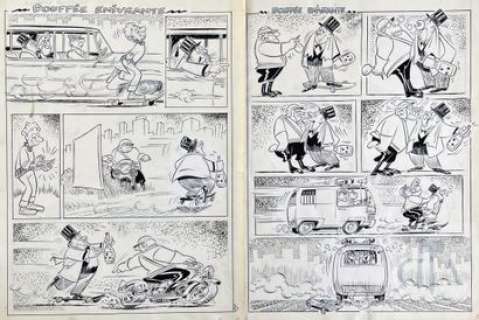 Tenas/Monsieur Duchemin. "Bouffée enivrante" gag muet en… | Dagoty