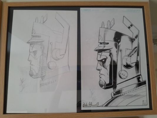 JOHN ROMITA JR. SIGNED GALACTUS ORIGINAL ART PENCIL SKETCH 9 X 12in + INKS | eBay Europe (Buy It Now)