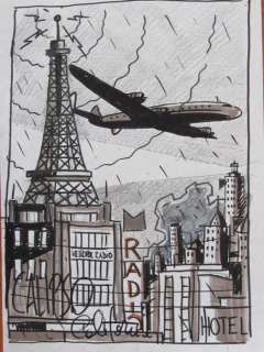 Lapone, Antonio - Illustration originale - Metropol radio | Catawiki