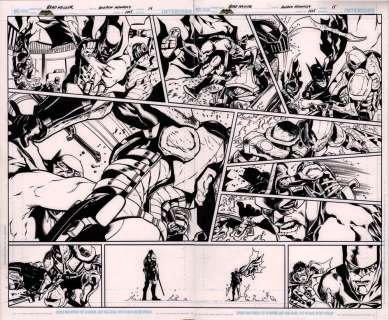 Brad Walker | DETECTIVE COMICS #1005, Pages 14 & 15 Double Page Spread | Brad Walker