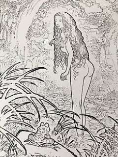 Maïorana, Bruno - Dessin original - Garulfo - Le roi et la princesse (2016) 