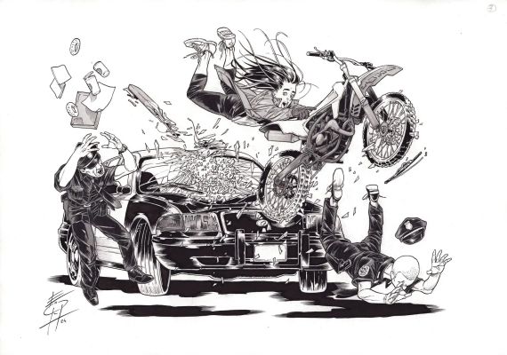 Sprayliz – illustrazione per il portofolio della Nona Arte | Krazy Art Gallery