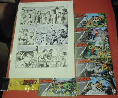 Zagor Special #16 - original pages + 6x strisce + portachiavi - EO | Catawiki