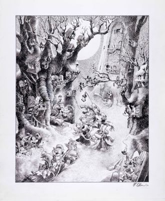 Fabio Celoni - Lot #593 - The Christmas Carolers