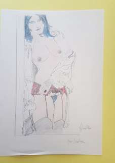 Pin Up - Leone Frollo - original illustr. - Page volante | Catawiki