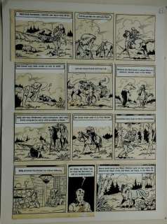 Bessy - Originele pagina - Onrust in Redskin City (Nr. 29) - Page volante - in inkt - (1959) | Catawiki