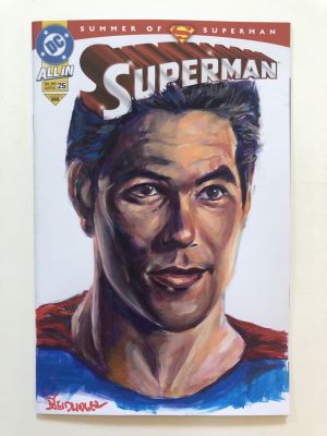 Dan Neidlinger | Superman Dean Cain Sketch Cover | Raremarq (Buy It Now)
