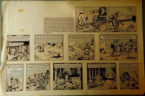 Bessy - Originele pagina - Het stalen ros (Nr. 5) - Page volante - Ã  l’encre - (1955) | Catawiki