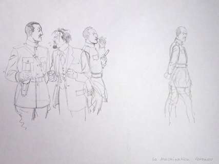 Juillard, André - Dessin original - Crayonné pour un portfolio - Blake et Mortimer | Catawiki