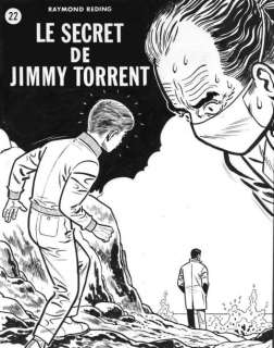 Reding | LE SECRET DE JIMMY TORRENT Couverture Ã  l’encre de chine de l’album | Kahn et Associés