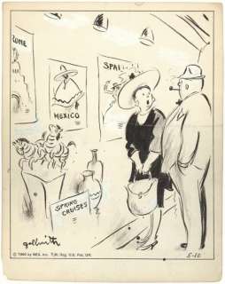 193: Galbraith Side Glances daily original comic art