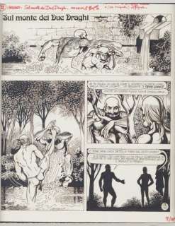 I Briganti #2 - original page "Sul monte dei due Draghi" - Page volante - EO - (2002) | Catawiki