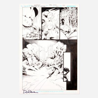 Lot 292 - Adam DeKraker and Robin Riggs, Adventures of Superman #644 Story Page 20 Original Art (DC Comics, 2005)