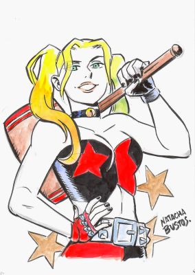 Natacha Bustos | Pin – Up Harley Quinn | The Green Room