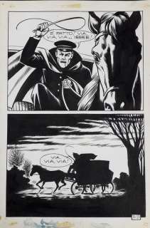 Satanik #50 - "La stirpe dei vampiri" original page - Page volante - EO - (1966) | Catawiki