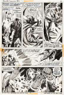"MARVEL PREMIERE" #6 COMIC BOOK PAGE ORIGINAL ART FEATURING DOCTOR STRANGE BY FRANK BRUNNER. | Hake’s