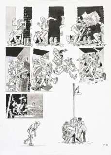 Eisner, Will (1917-2... | NEW YORK STORIES, PLANCHE 19-55. Encre de Chine et... | Coutau Bégarie